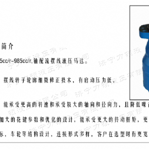 BMH系列交错油口安博（中国）马达