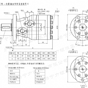 BMH系列交错油口安博（中国）马达